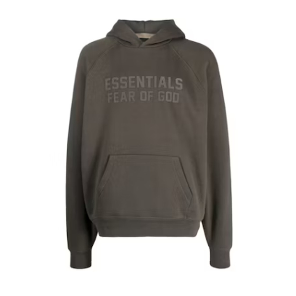 Fear‎ of God Essentials "Off Black" hoodie, size xlarge, new